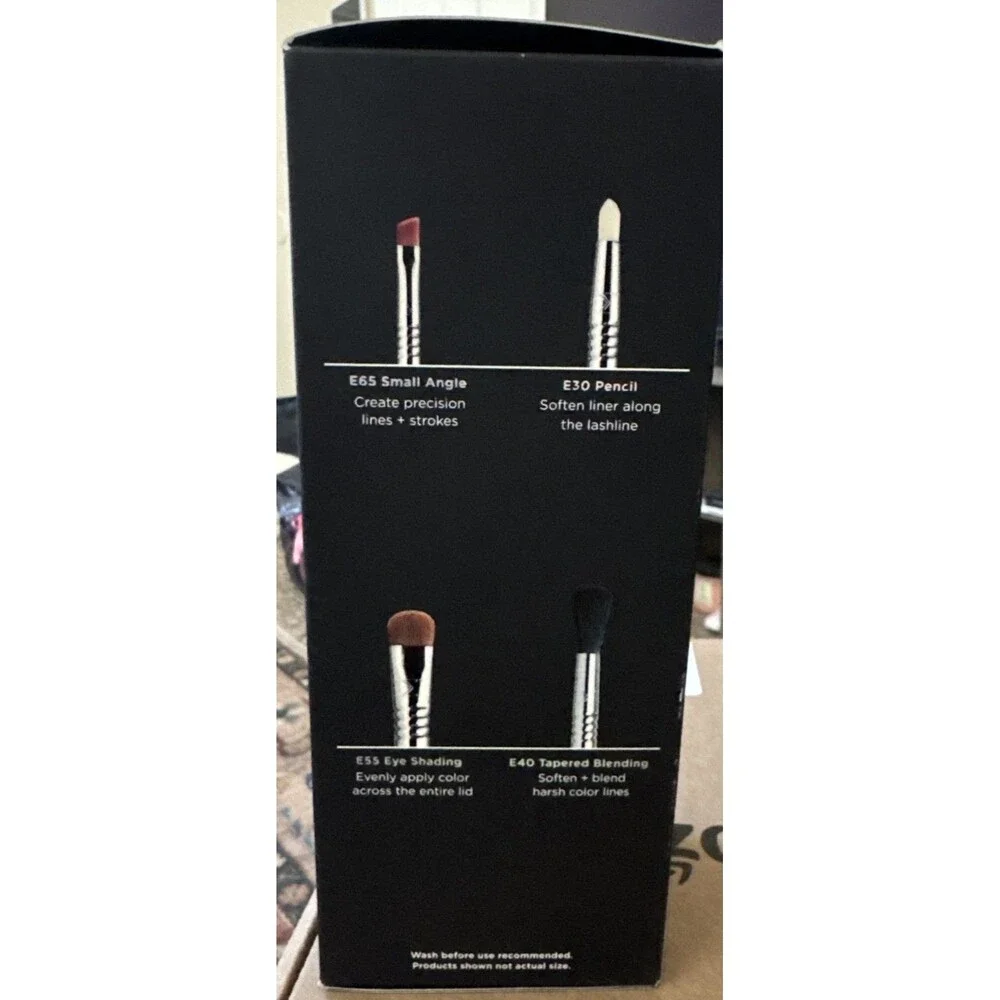 BNIB 🔥🔥🔥 SIGMA  Beauty Essential Travel Brush Set 7pc 6 Brushes + Case 👀👀👀